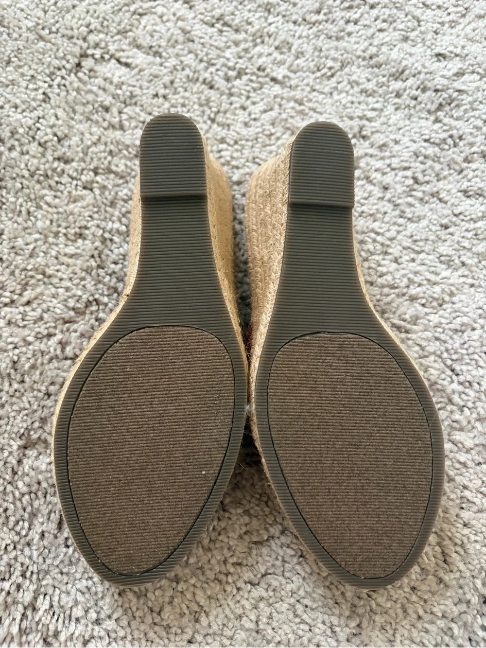 Embellished Beaded Boho Y2K Brown Wedge Mules by Xhilaration